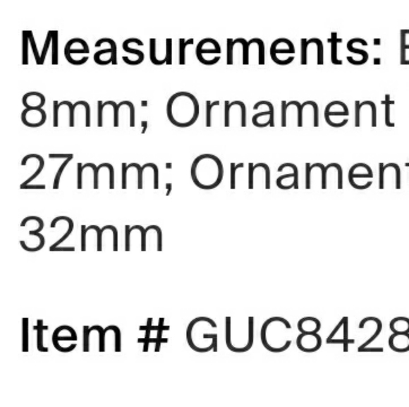 Authentic Gucci Faux Pearl Flower Cocktail Ring - Picture 8 of 8